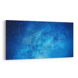 Olla 14766YD Gece Gökyüzü Görseli Yatay Dar 60x30 cm Kanvas Tablo
