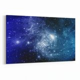 Olla 14771Y Gece Gökyüzü Görseli Yatay 30x20 cm Kanvas Tablo