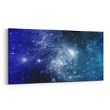 Olla 14771YD Gece Gökyüzü Görseli Yatay Dar 60x30 cm Kanvas Tablo