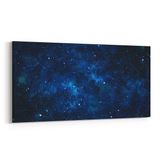 Olla 14785YD Gece Gökyüzü Görseli Yatay Dar 60x30 cm Kanvas Tablo