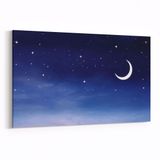 Olla 14792Y Gece Gökyüzü Görseli Yatay 30x20 cm Kanvas Tablo