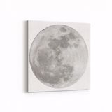 Olla 14794K Gece Gökyüzü Görseli Kare 25x25 cm Kanvas Tablo