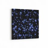 Olla 14795K Gece Gökyüzü Görseli Kare 25x25 cm Kanvas Tablo