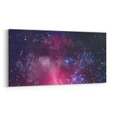 Olla 14799YD Gece Gökyüzü Görseli Yatay Dar 60x30 cm Kanvas Tablo