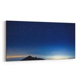 Olla 14801YD Gece Gökyüzü Görseli Yatay Dar 60x30 cm Kanvas Tablo