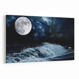Olla 14805Y Gece Gökyüzü Görseli Yatay 30x20 cm Kanvas Tablo
