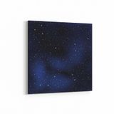 Olla 14810K Gece Gökyüzü Görseli Kare 25x25 cm Kanvas Tablo