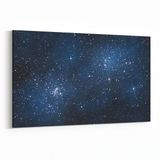 Olla 14811Y Gece Gökyüzü Görseli Yatay 30x20 cm Kanvas Tablo