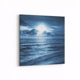 Olla 14823K Gece Gökyüzü Görseli Kare 25x25 cm Kanvas Tablo
