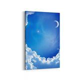 Olla 14837D Gece Gökyüzü Görseli Dikey 20x30 cm Kanvas Tablo