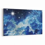 Olla 14844Y Gece Gökyüzü Görseli Yatay 30x20 cm Kanvas Tablo