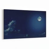 Olla 14849Y Gece Gökyüzü Görseli Yatay 30x20 cm Kanvas Tablo