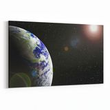 Olla 14856Y Gece Gökyüzü Görseli Yatay 30x20 cm Kanvas Tablo