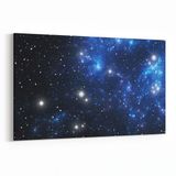 Olla 14863Y Gece Gökyüzü Görseli Yatay 30x20 cm Kanvas Tablo