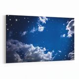Olla 14870Y Gece Gökyüzü Görseli Yatay 30x20 cm Kanvas Tablo