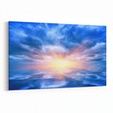 Olla 14877Y Gece Gökyüzü Görseli Yatay 30x20 cm Kanvas Tablo