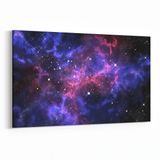 Olla 14882Y Gece Gökyüzü Görseli Yatay 30x20 cm Kanvas Tablo