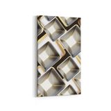 Olla 14887DD Geometrik Desen Görseli Dikey Dar 30x60 cm Kanvas Tablo