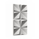 Olla 14909K2D Geometrik Desen Görseli Kare 2 Parça Dikey 30x65 cm Kanvas Tablo