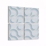Olla 14936K4 Geometrik Desen Görseli Kare 4 Parça 65x65 cm Kanvas Tablo