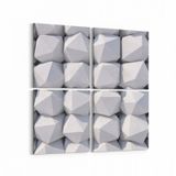 Olla 14937K4 Geometrik Desen Görseli Kare 4 Parça 65x65 cm Kanvas Tablo