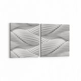 Olla 14942K2Y Geometrik Desen Görseli Kare 2 Parça Yatay 65x30 cm Kanvas Tablo