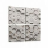 Olla 14945K4 Geometrik Desen Görseli Kare 4 Parça 65x65 cm Kanvas Tablo