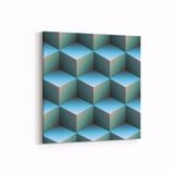 Olla 14946K Geometrik Desen Görseli Kare 25x25 cm Kanvas Tablo