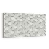 Olla 14949YD Geometrik Desen Görseli Yatay Dar 60x30 cm Kanvas Tablo