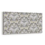 Olla 14950YD Geometrik Desen Görseli Yatay Dar 60x30 cm Kanvas Tablo