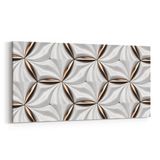 Olla 14959YD Geometrik Desen Görseli Yatay Dar 60x30 cm Kanvas Tablo