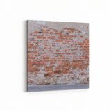 Olla 17323K Taş/Tuğla Görseli Kare Kanvas Tablo, Ölçü 90X90