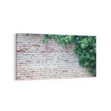 Olla 17324YD Taş/Tuğla Görseli Yatay Dar Kanvas Tablo, Ölçü 140X70