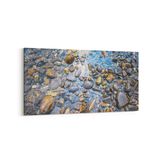 Olla 17334YD Taş / Tuğla Görseli Yatay Dar Kanvas Tablo, Ölçü 80X40