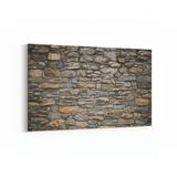 Olla 17339Y Taş / Tuğla Görseli Yatay Kanvas Tablo, Ölçü 60X40