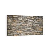 Olla 17339YD Taş/Tuğla Görseli Yatay Dar Kanvas Tablo, Ölçü 60X30