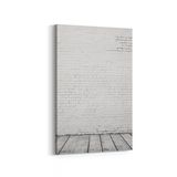 Olla 17346D Taş / Tuğla Görseli Dikey Kanvas Tablo, Ölçü 50X75