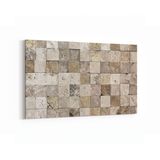 Olla 17350Y Taş/Tuğla Görseli Yatay Kanvas Tablo, Ölçü 60X40