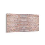 Olla 17353YD Taş/Tuğla Görseli Yatay Dar Kanvas Tablo, Ölçü 60X30