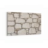 Olla 17361Y Taş/Tuğla Görseli Yatay Kanvas Tablo, Ölçü 70X50