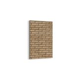 Olla 17362D Taş/Tuğla Görseli Dikey Kanvas Tablo, Ölçü 30X45