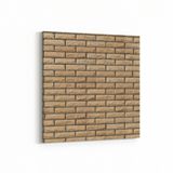 Olla 17362K Taş/Tuğla Görseli Kare Kanvas Tablo, Ölçü 160X160