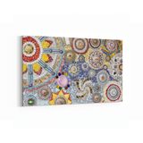 Olla 17364Y Taş/Tuğla Görseli Yatay Kanvas Tablo, Ölçü 40X30