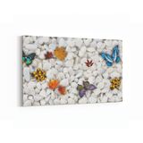 Olla 17371Y Taş/Tuğla Görseli Yatay Kanvas Tablo, Ölçü 30X20