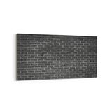 Olla 17372YD Taş / Tuğla Görseli Yatay Dar Kanvas Tablo, Ölçü 60X30
