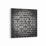Olla 17377K Taş/Tuğla Görseli Kare Kanvas Tablo, Ölçü 30X30