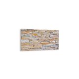 Olla 17408YD Taş/Tuğla Görseli Yatay Dar Kanvas Tablo, Ölçü 160X80