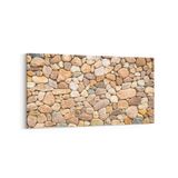 Olla 17416YD Taş/Tuğla Görseli Yatay Dar Kanvas Tablo, Ölçü 60X30
