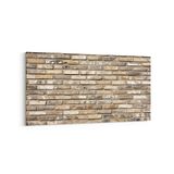 Olla 17423YD Taş / Tuğla Görseli Yatay Dar Kanvas Tablo, Ölçü 60X30