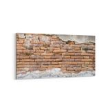 Olla 17428YD Taş/Tuğla Görseli Yatay Dar Kanvas Tablo, Ölçü 100X50